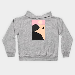 Happy Place - Black Pink Kids Hoodie